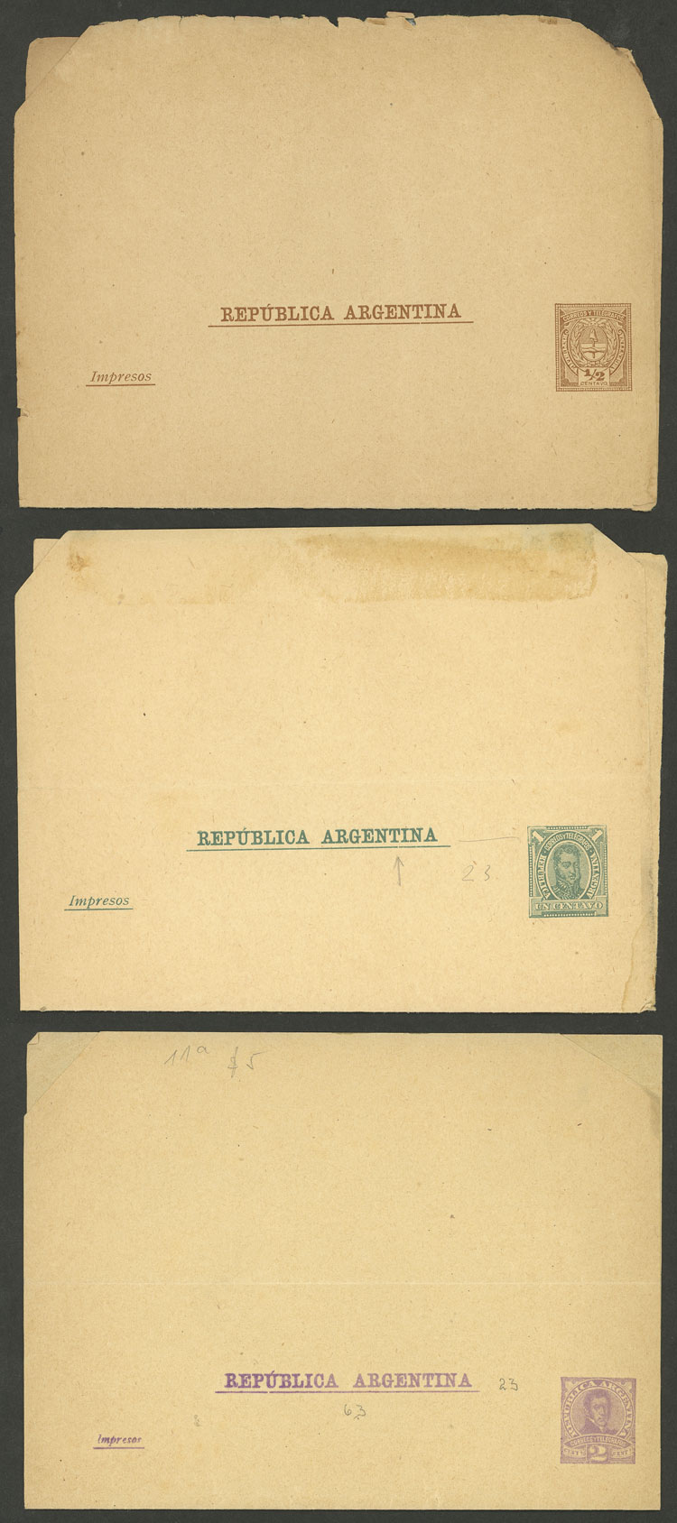 Lot 1232 - Argentina Postal stationery - Guillermo Jalil - Philatino Auction # 2242 ARGENTINA: Lot 1232 - Argentina Postal stationery - Guillermo Jalil - Philatino Auction # 2242 ARGENTINA: