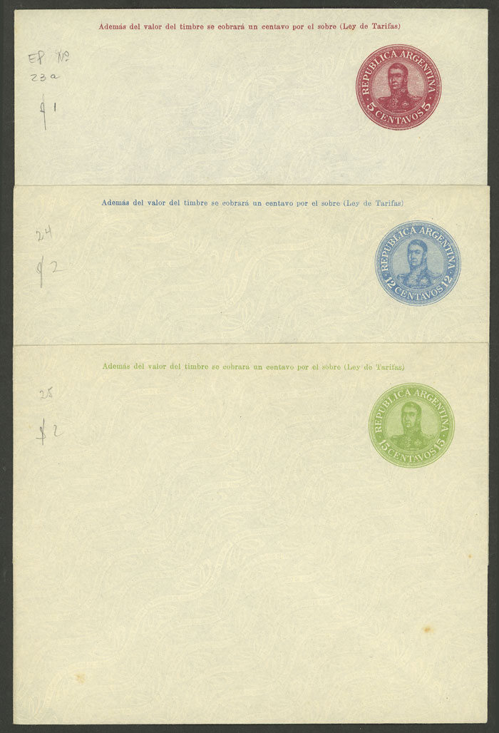 Lot 1266 - Argentina Postal stationery - Guillermo Jalil - Philatino Auction # 2242 ARGENTINA: Lot 1266 - Argentina Postal stationery - Guillermo Jalil - Philatino Auction # 2242 ARGENTINA: