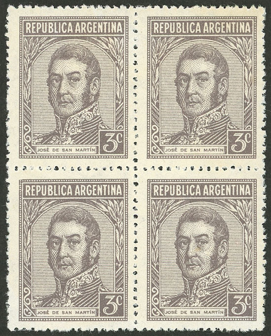 Lot 501 - Argentina general issues -  Guillermo Jalil - Philatino Auction # 2242 ARGENTINA: 