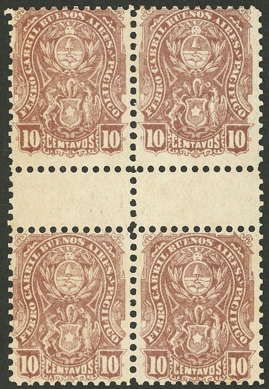 Lot 1190 - Argentina telegraph stamps - Guillermo Jalil - Philatino Auction # 2242 ARGENTINA: Lot 1190 - Argentina telegraph stamps - Guillermo Jalil - Philatino Auction # 2242 ARGENTINA: