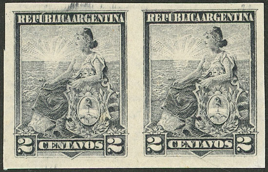 Lot 237 - Argentina general issues -  Guillermo Jalil - Philatino Auction # 2242 ARGENTINA: 