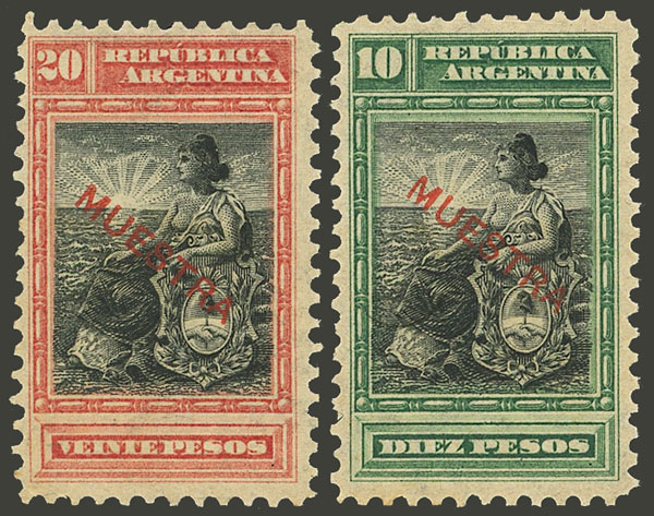Lot 251 - Argentina general issues - Guillermo Jalil - Philatino Auction # 2242 ARGENTINA: Lot 251 - Argentina general issues - Guillermo Jalil - Philatino Auction # 2242 ARGENTINA: