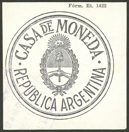 Lot 1423 - Argentina other items -  Guillermo Jalil - Philatino Auction # 2242 ARGENTINA: 