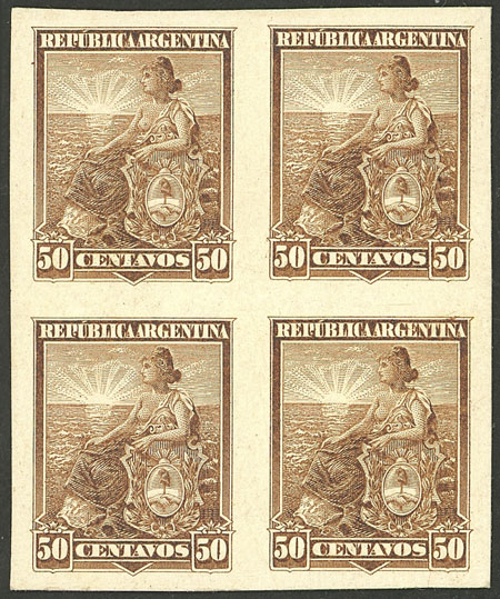 Lot 249 - Argentina general issues -  Guillermo Jalil - Philatino Auction # 2242 ARGENTINA: 