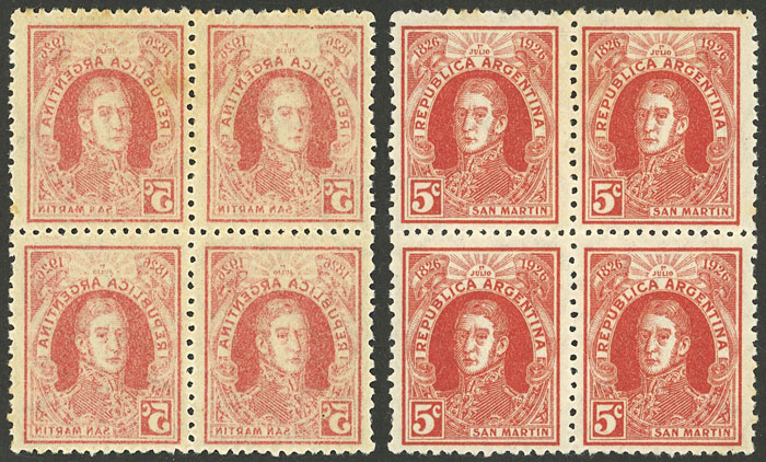 Lot 386 - Argentina general issues - Guillermo Jalil - Philatino Auction # 2242 ARGENTINA: Lot 386 - Argentina general issues - Guillermo Jalil - Philatino Auction # 2242 ARGENTINA: