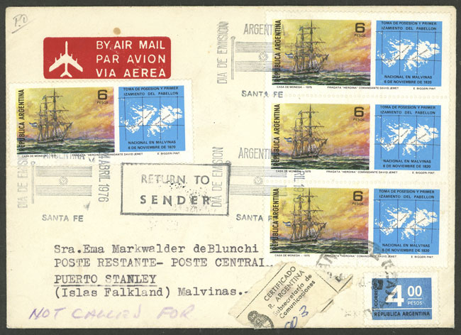 Lot 1391 - Argentina postal history - Guillermo Jalil - Philatino Auction # 2242 ARGENTINA: Lot 1391 - Argentina postal history - Guillermo Jalil - Philatino Auction # 2242 ARGENTINA: