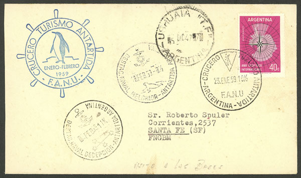 Lot 3 - argentine antarctica postal history - Guillermo Jalil - Philatino Auction # 2242 ARGENTINA: Lot 3 - argentine antarctica postal history - Guillermo Jalil - Philatino Auction # 2242 ARGENTINA: