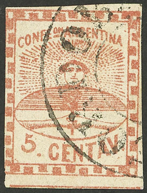 Lot 13 - Argentina confederation - Guillermo Jalil - Philatino Auction # 2243 ARGENTINA: Lot 13 - Argentina confederation - Guillermo Jalil - Philatino Auction # 2243 ARGENTINA: