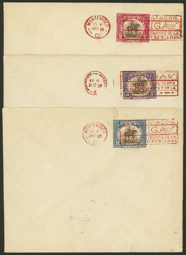 Lot 49 - Uruguay general issues - Guillermo Jalil - Philatino Auction # 2244 URUGUAY: 102 Special lots!! Lot 49 - Uruguay general issues - Guillermo Jalil - Philatino Auction # 2244 URUGUAY: 102 Special lots!!