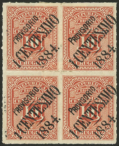 Lot 32 - Uruguay general issues - Guillermo Jalil - Philatino Auction # 2244 URUGUAY: 102 Special lots!! Lot 32 - Uruguay general issues - Guillermo Jalil - Philatino Auction # 2244 URUGUAY: 102 Special lots!!