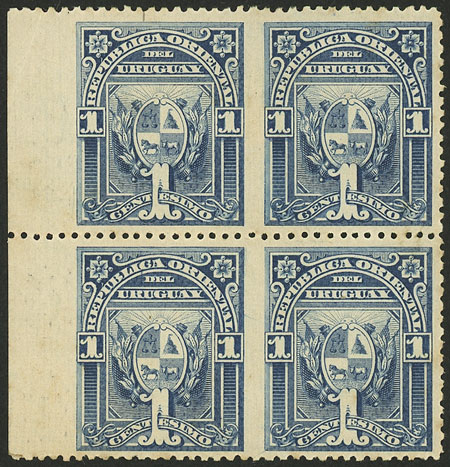 Lot 34 - Uruguay general issues - Guillermo Jalil - Philatino Auction # 2244 URUGUAY: 102 Special lots!! Lot 34 - Uruguay general issues - Guillermo Jalil - Philatino Auction # 2244 URUGUAY: 102 Special lots!!