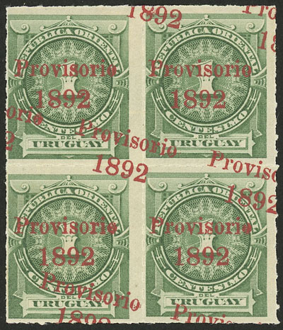 Lot 37 - Uruguay general issues - Guillermo Jalil - Philatino Auction # 2244 URUGUAY: 102 Special lots!! Lot 37 - Uruguay general issues - Guillermo Jalil - Philatino Auction # 2244 URUGUAY: 102 Special lots!!