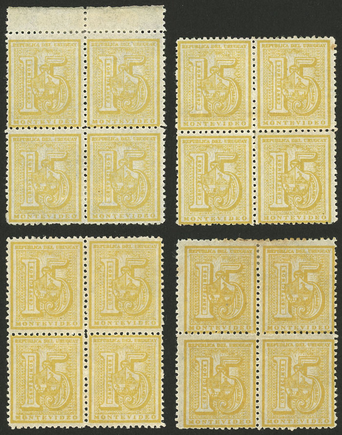 Lot 24 - Uruguay general issues -  Guillermo Jalil - Philatino Auction # 2244 URUGUAY: 102 Special lots!!