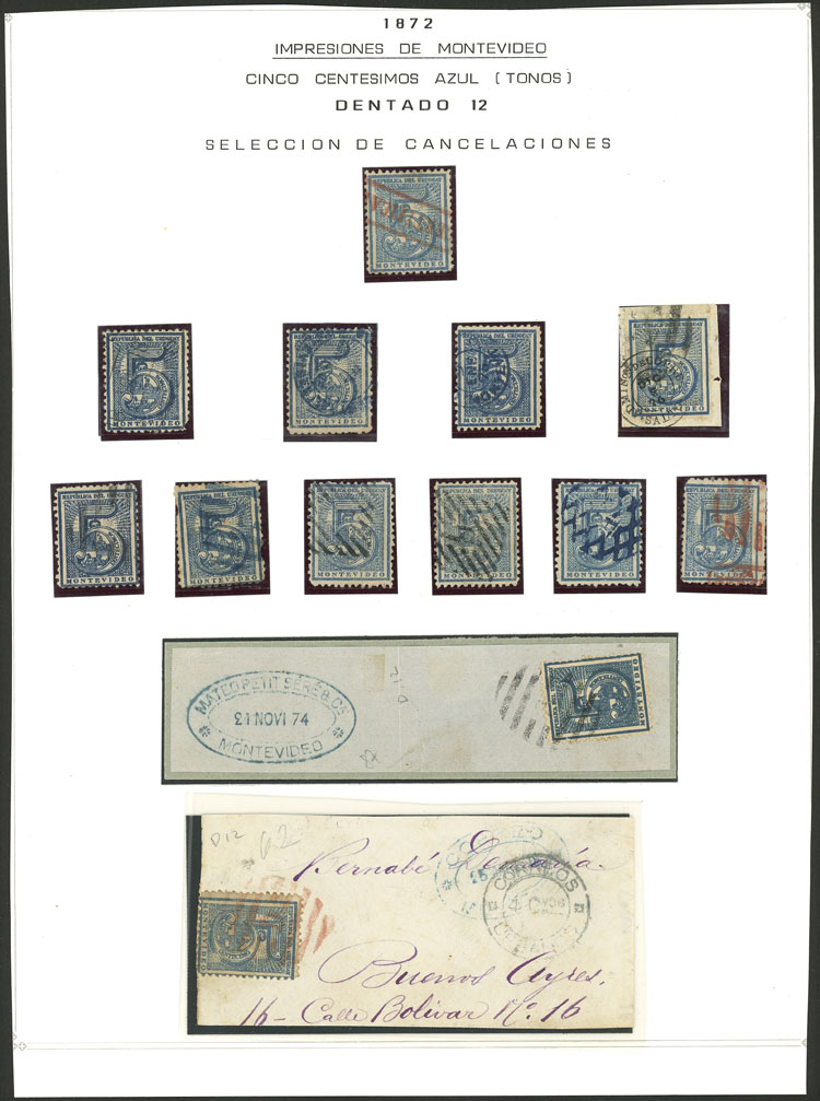Lot 20 - Uruguay general issues -  Guillermo Jalil - Philatino Auction # 2244 URUGUAY: 102 Special lots!!