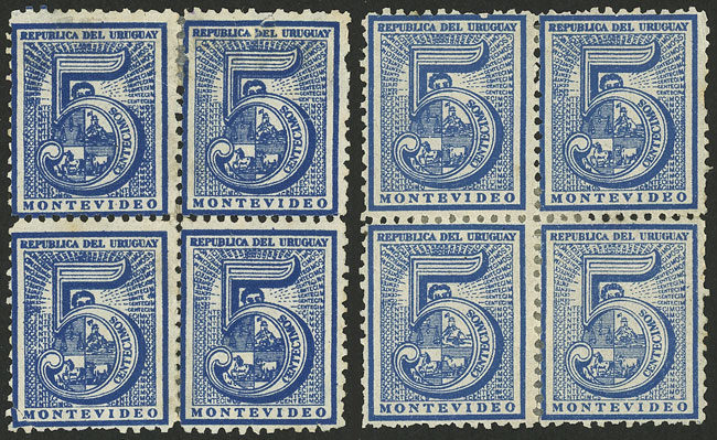 Lot 22 - Uruguay general issues -  Guillermo Jalil - Philatino Auction # 2244 URUGUAY: 102 Special lots!!