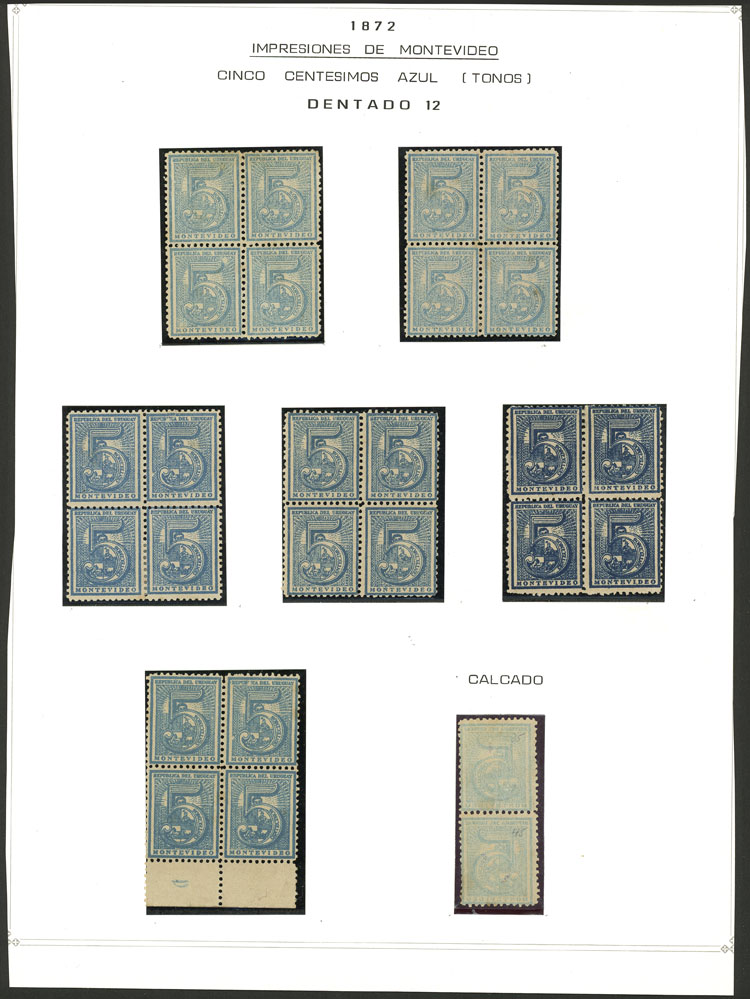 Lot 19 - Uruguay general issues -  Guillermo Jalil - Philatino Auction # 2244 URUGUAY: 102 Special lots!!