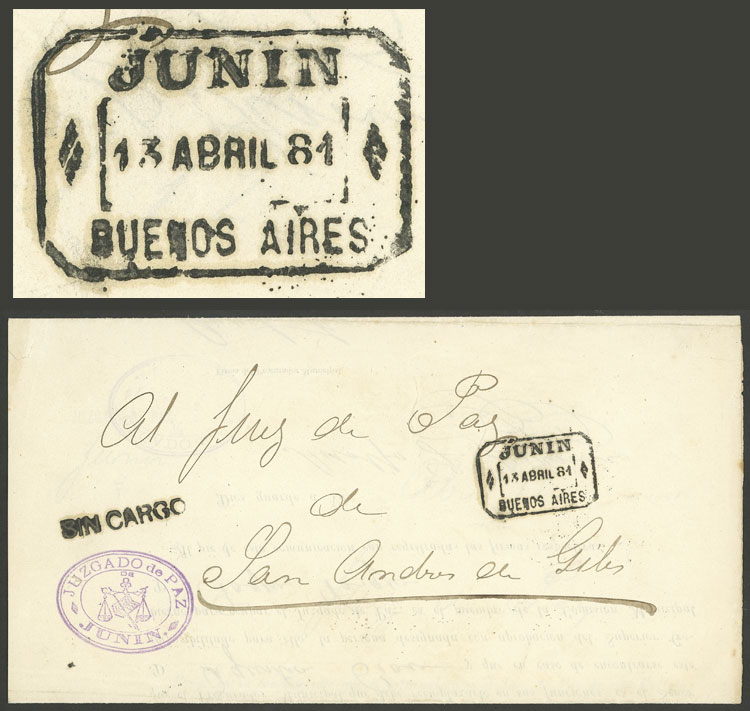 Lot 273 - Argentina postal history -  Guillermo Jalil - Philatino Auction # 2245 ARGENTINA: Special December auction