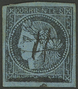 Lot 17 - Argentina corrientes -  Guillermo Jalil - Philatino Auction # 2245 ARGENTINA: Special December auction