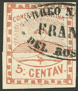Lot 27 - Argentina confederation -  Guillermo Jalil - Philatino Auction # 2245 ARGENTINA: Special December auction