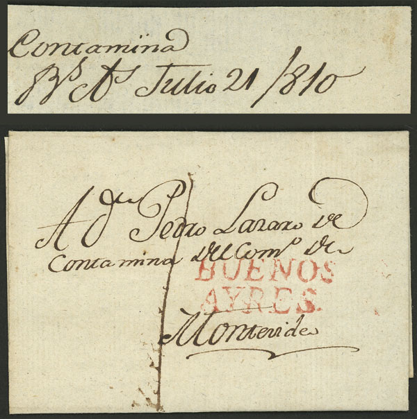 Lot 268 - Argentina postal history -  Guillermo Jalil - Philatino Auction # 2245 ARGENTINA: Special December auction