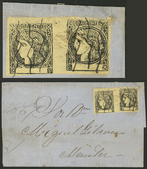 Lot 20 - Argentina corrientes -  Guillermo Jalil - Philatino Auction # 2245 ARGENTINA: Special December auction