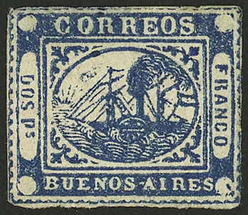 Lot 3 - Argentina barquitos -  Guillermo Jalil - Philatino Auction # 2245 ARGENTINA: Special December auction