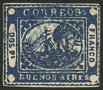 Lot 4 - Argentina barquitos -  Guillermo Jalil - Philatino Auction # 2245 ARGENTINA: Special December auction