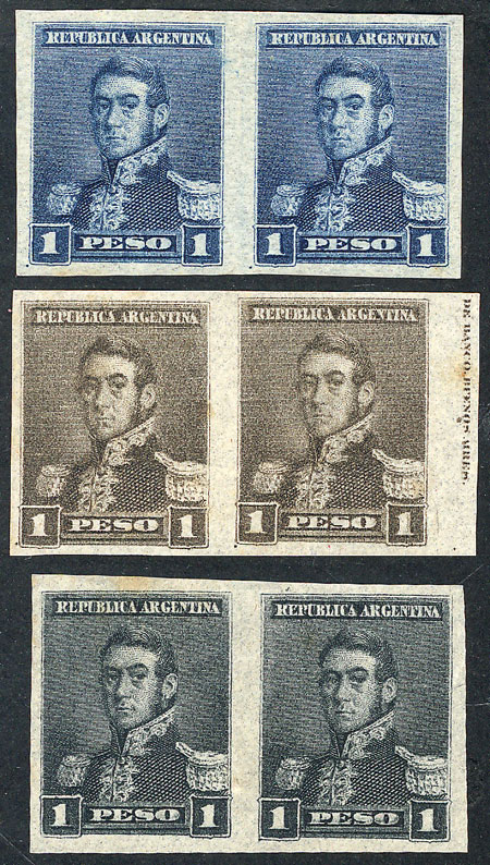 Lot 377 - Argentina general issues - Guillermo Jalil - Philatino Auction # 2246 ARGENTINA: Lot 377 - Argentina general issues - Guillermo Jalil - Philatino Auction # 2246 ARGENTINA: