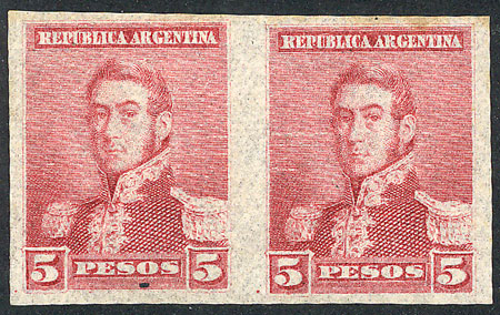 Lot 386 - Argentina general issues - Guillermo Jalil - Philatino Auction # 2246 ARGENTINA: Lot 386 - Argentina general issues - Guillermo Jalil - Philatino Auction # 2246 ARGENTINA: