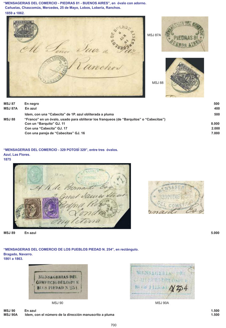 Lot 1 - Argentina books -  Guillermo Jalil - Philatino Auction # 2247 ARGENTINA: Special end-of-year auction