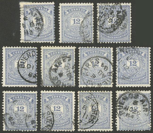 Lot 253 - Argentina general issues - Guillermo Jalil - Philatino Auction # 2246 ARGENTINA: Lot 253 - Argentina general issues - Guillermo Jalil - Philatino Auction # 2246 ARGENTINA: