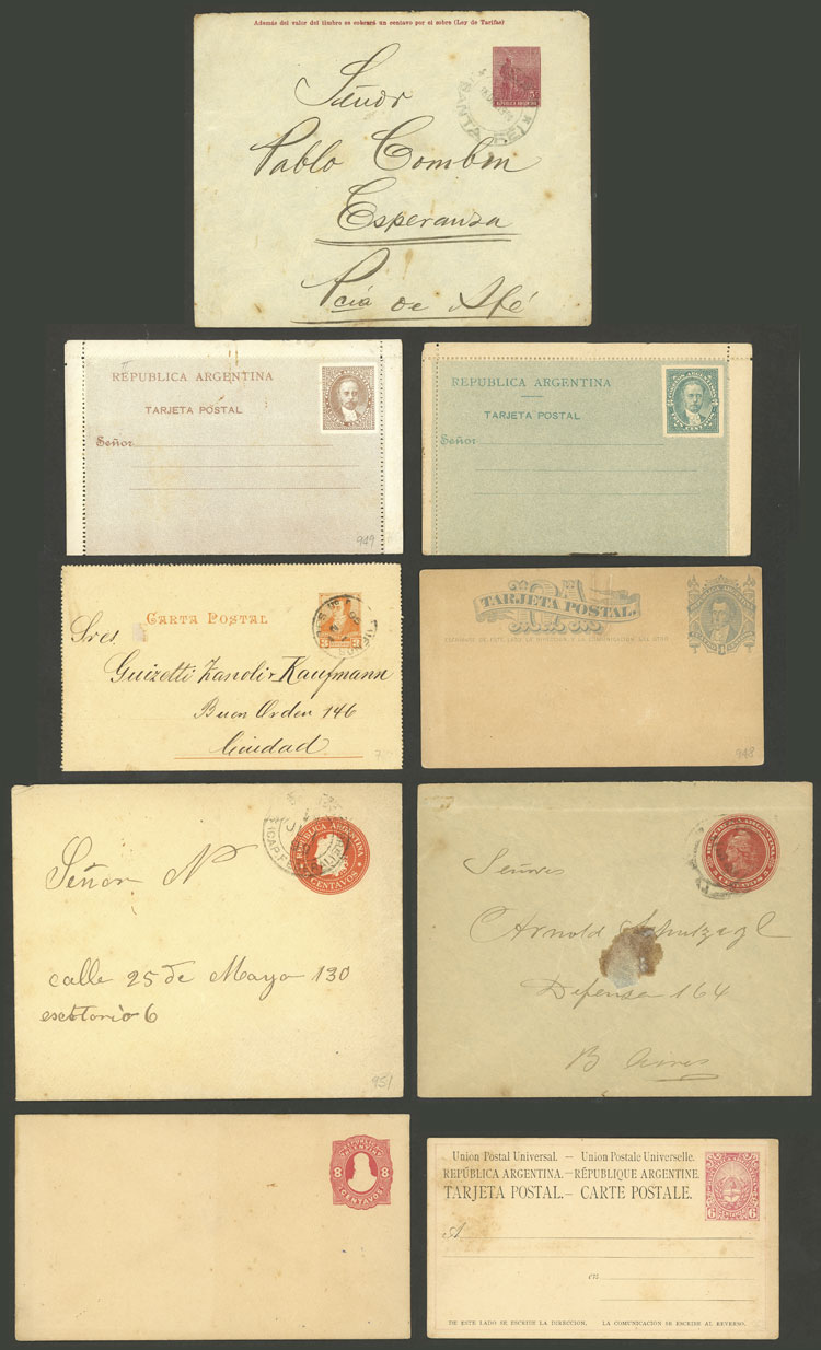 Lot 2015 - Argentina postal history -  Guillermo Jalil - Philatino Auction # 2246 ARGENTINA: 