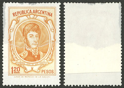 Lot 1412 - Argentina general issues -  Guillermo Jalil - Philatino Auction # 2246 ARGENTINA: 