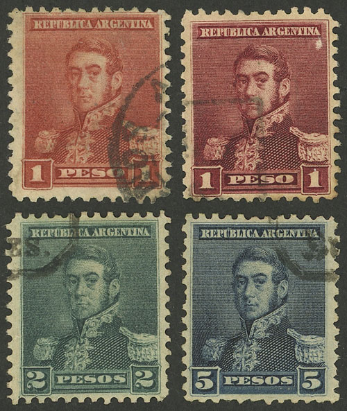 Lot 374 - Argentina general issues - Guillermo Jalil - Philatino Auction # 2246 ARGENTINA: Lot 374 - Argentina general issues - Guillermo Jalil - Philatino Auction # 2246 ARGENTINA:
