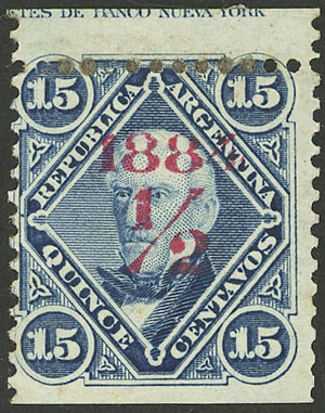 Lot 270 - Argentina general issues - Guillermo Jalil - Philatino Auction # 2246 ARGENTINA: Lot 270 - Argentina general issues - Guillermo Jalil - Philatino Auction # 2246 ARGENTINA:
