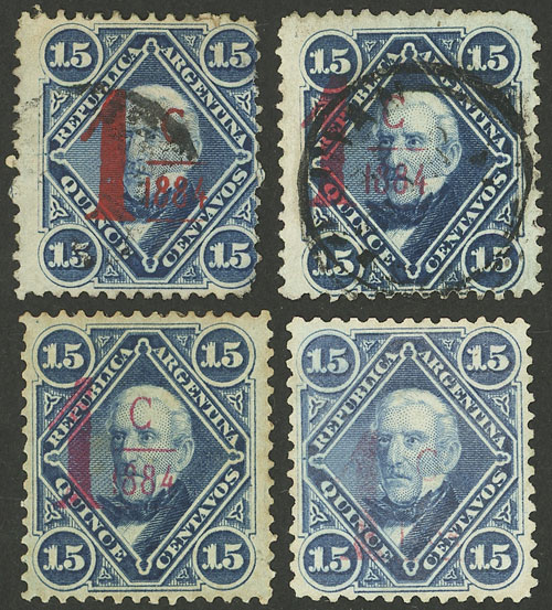 Lot 274 - Argentina general issues - Guillermo Jalil - Philatino Auction # 2246 ARGENTINA: Lot 274 - Argentina general issues - Guillermo Jalil - Philatino Auction # 2246 ARGENTINA: