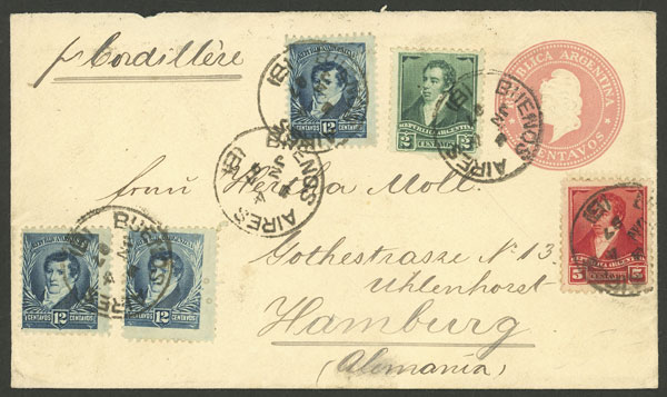 Lot 2013 - Argentina postal history -  Guillermo Jalil - Philatino Auction # 2246 ARGENTINA: 