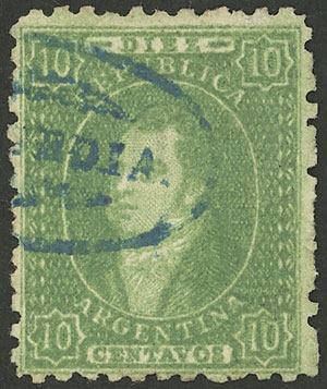 Lot 148 - Argentina rivadavias -  Guillermo Jalil - Philatino Auction # 2246 ARGENTINA: 