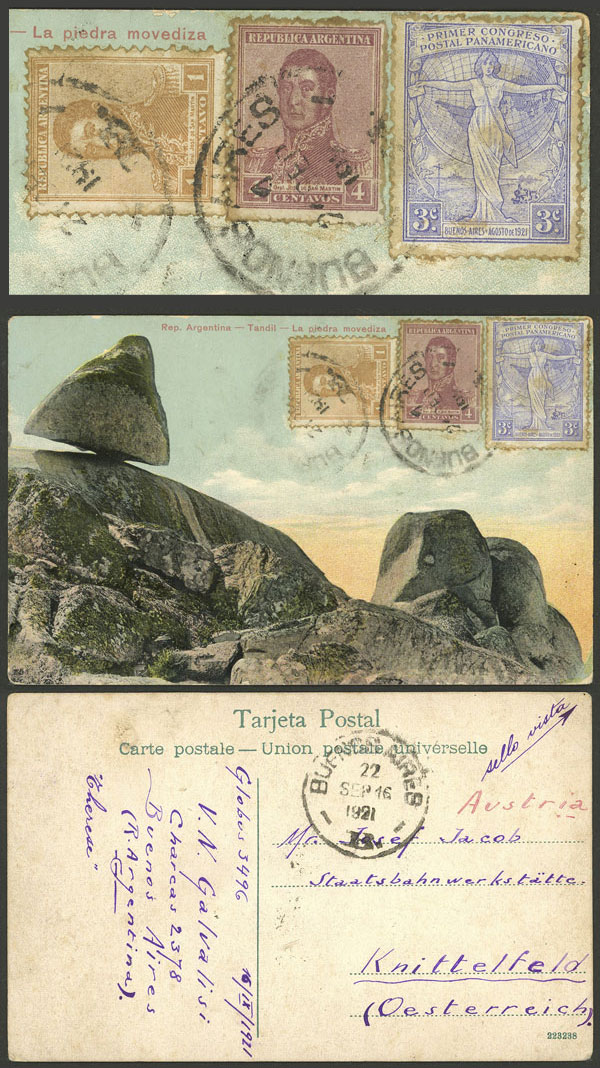 Lot 2031 - Argentina postal history -  Guillermo Jalil - Philatino Auction # 2246 ARGENTINA: 