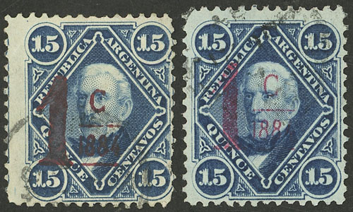 Lot 275 - Argentina general issues - Guillermo Jalil - Philatino Auction # 2246 ARGENTINA: Lot 275 - Argentina general issues - Guillermo Jalil - Philatino Auction # 2246 ARGENTINA: