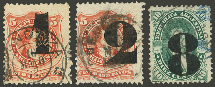 Lot 236 - Argentina general issues - Guillermo Jalil - Philatino Auction # 2246 ARGENTINA: Lot 236 - Argentina general issues - Guillermo Jalil - Philatino Auction # 2246 ARGENTINA: