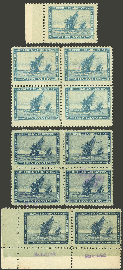 Lot 331 - Argentina general issues - Guillermo Jalil - Philatino Auction # 2246 ARGENTINA: Lot 331 - Argentina general issues - Guillermo Jalil - Philatino Auction # 2246 ARGENTINA: