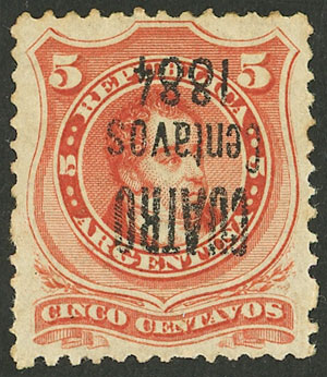 Lot 280 - Argentina general issues - Guillermo Jalil - Philatino Auction # 2246 ARGENTINA: Lot 280 - Argentina general issues - Guillermo Jalil - Philatino Auction # 2246 ARGENTINA: