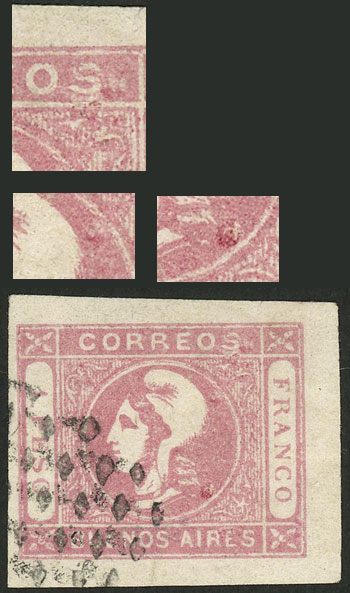 Lot 9 - Argentina cabecitas -  Guillermo Jalil - Philatino Auction # 2247 ARGENTINA: Special end-of-year auction