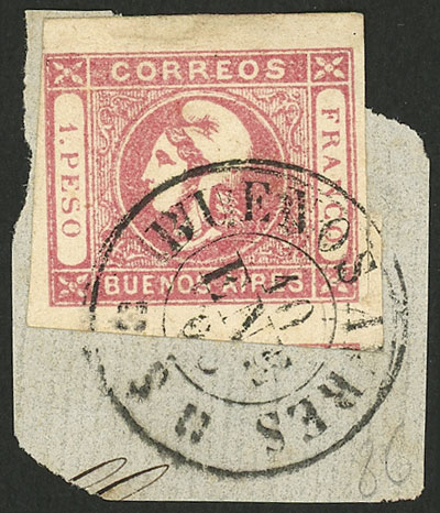 Lot 8 - Argentina cabecitas -  Guillermo Jalil - Philatino Auction # 2247 ARGENTINA: Special end-of-year auction