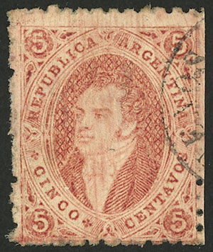 Lot 33 - Argentina rivadavias -  Guillermo Jalil - Philatino Auction # 2247 ARGENTINA: Special end-of-year auction