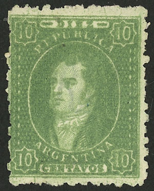 Lot 24 - Argentina rivadavias -  Guillermo Jalil - Philatino Auction # 2247 ARGENTINA: Special end-of-year auction