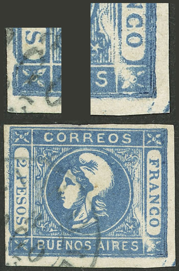 Lot 10 - Argentina cabecitas -  Guillermo Jalil - Philatino Auction # 2247 ARGENTINA: Special end-of-year auction