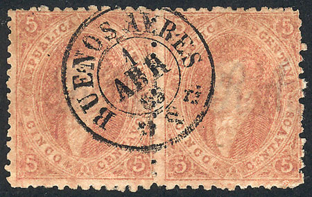 Lot 17 - Argentina rivadavias -  Guillermo Jalil - Philatino Auction # 2247 ARGENTINA: Special end-of-year auction