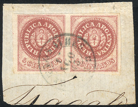 Lot 15 - Argentina escuditos -  Guillermo Jalil - Philatino Auction # 2247 ARGENTINA: Special end-of-year auction